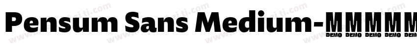 Pensum Sans Medium字体转换